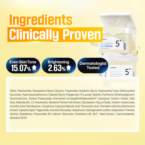 No.5+ Vitamin-Niacinamide Concentrated Pad (70pcs)