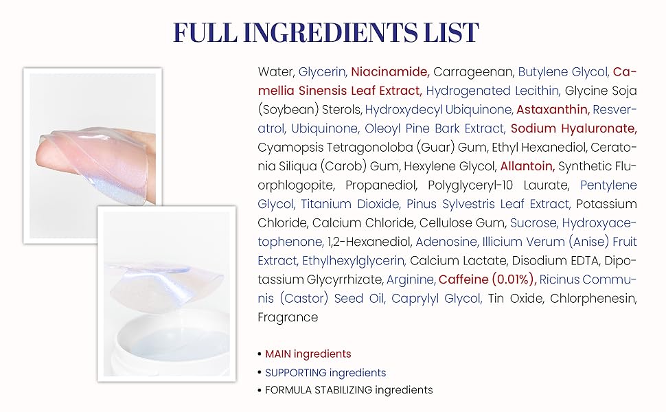 CAFFEINE Instant Relief Eye Gel Patches