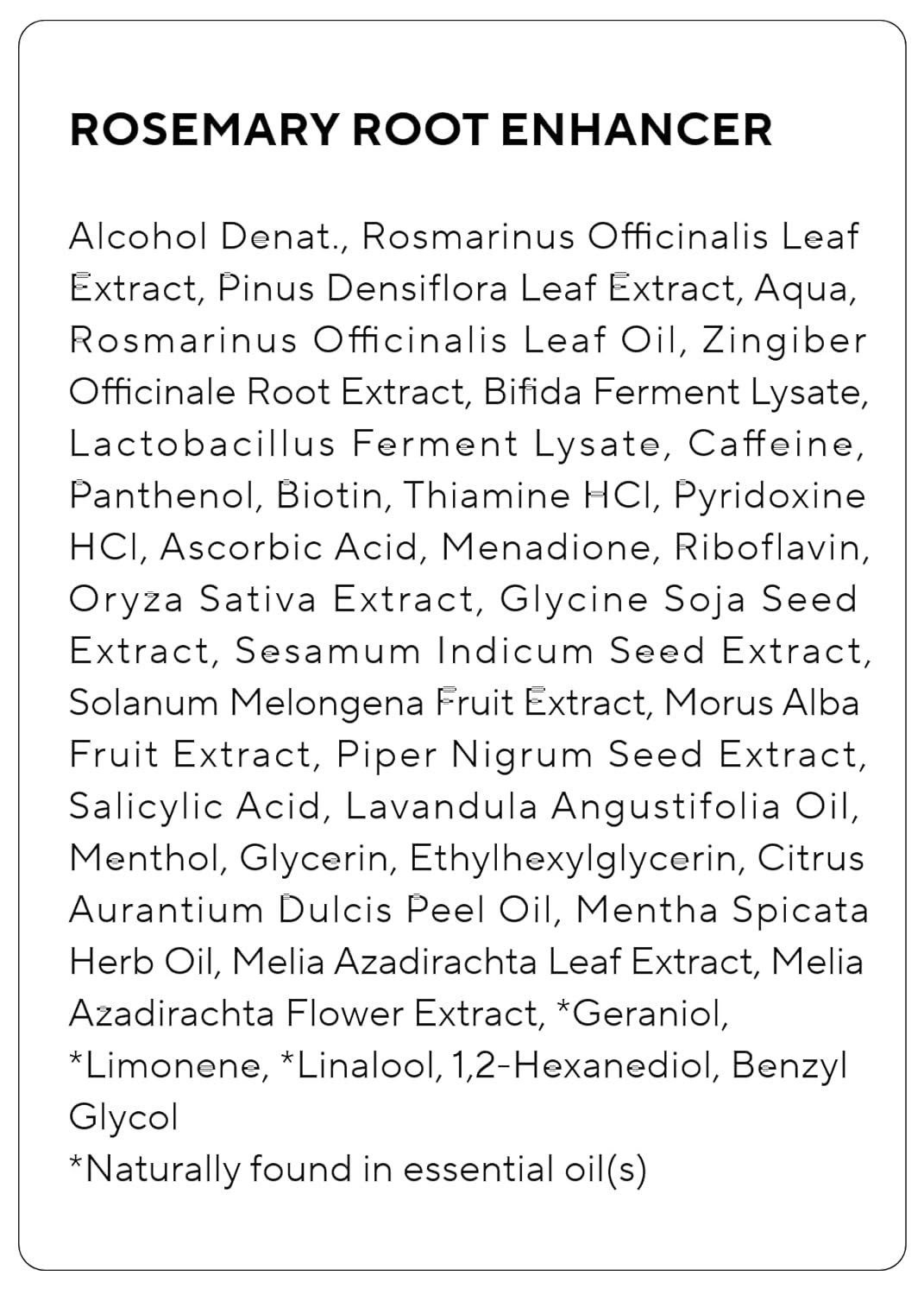 Rosemary Root Enhancer