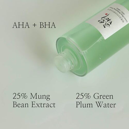 Green Plum Refreshing Toner: AHA + BHA