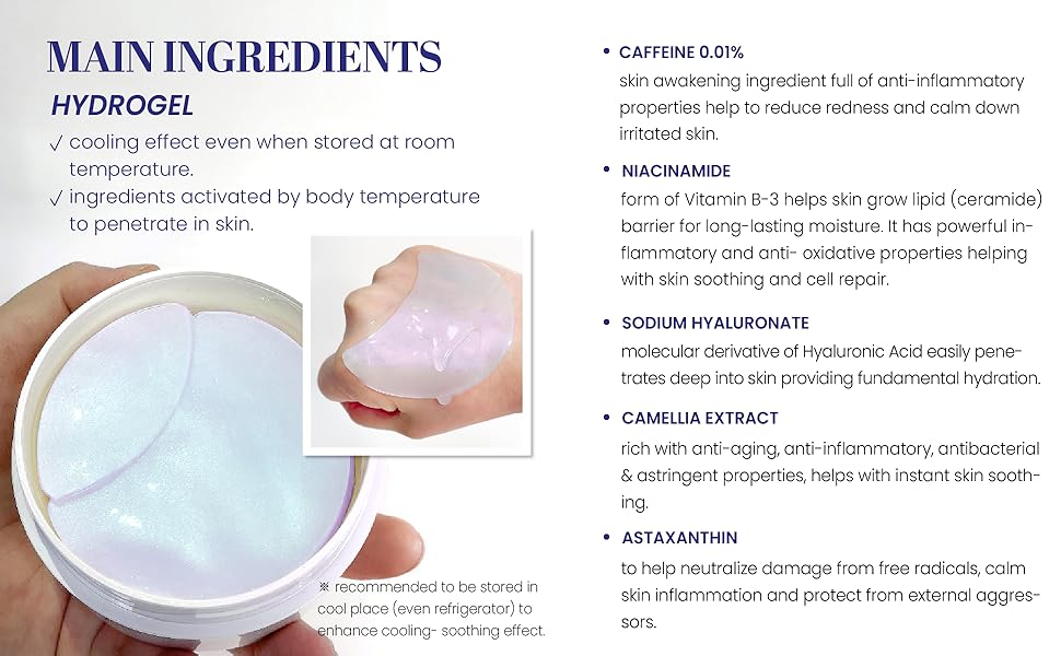 CAFFEINE Instant Relief Eye Gel Patches