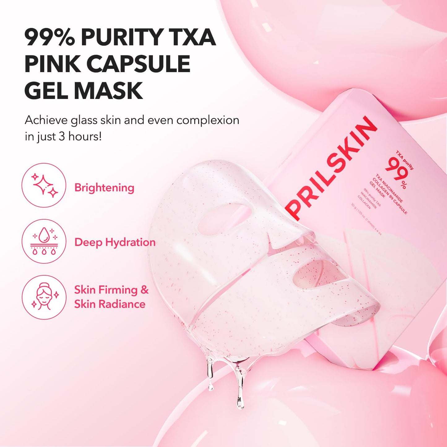 TXA NIACINAMIDE COLLAGEN 99 CAPSULE GEL MASK (4EA)