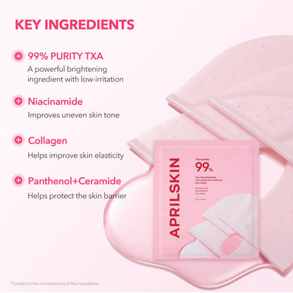 TXA NIACINAMIDE COLLAGEN 99 CAPSULE GEL MASK (4EA)