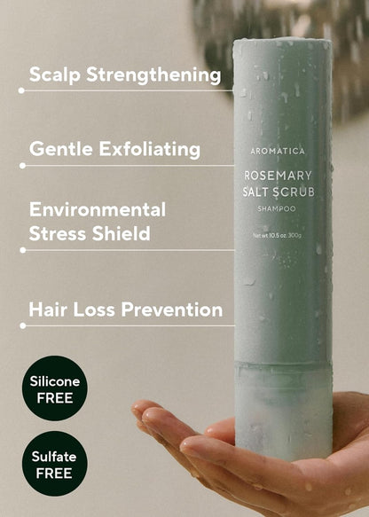 Rosemary Salt Scrub Shampoo