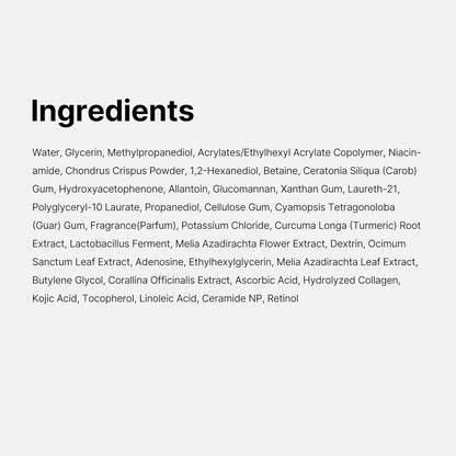 KOJIC ACID TURMERIC BRIGHTENING GEL MASK