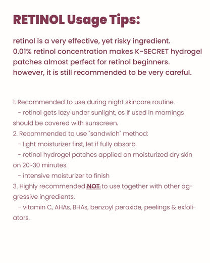 Retinol Advanced Regenerating Eye Gel Patches