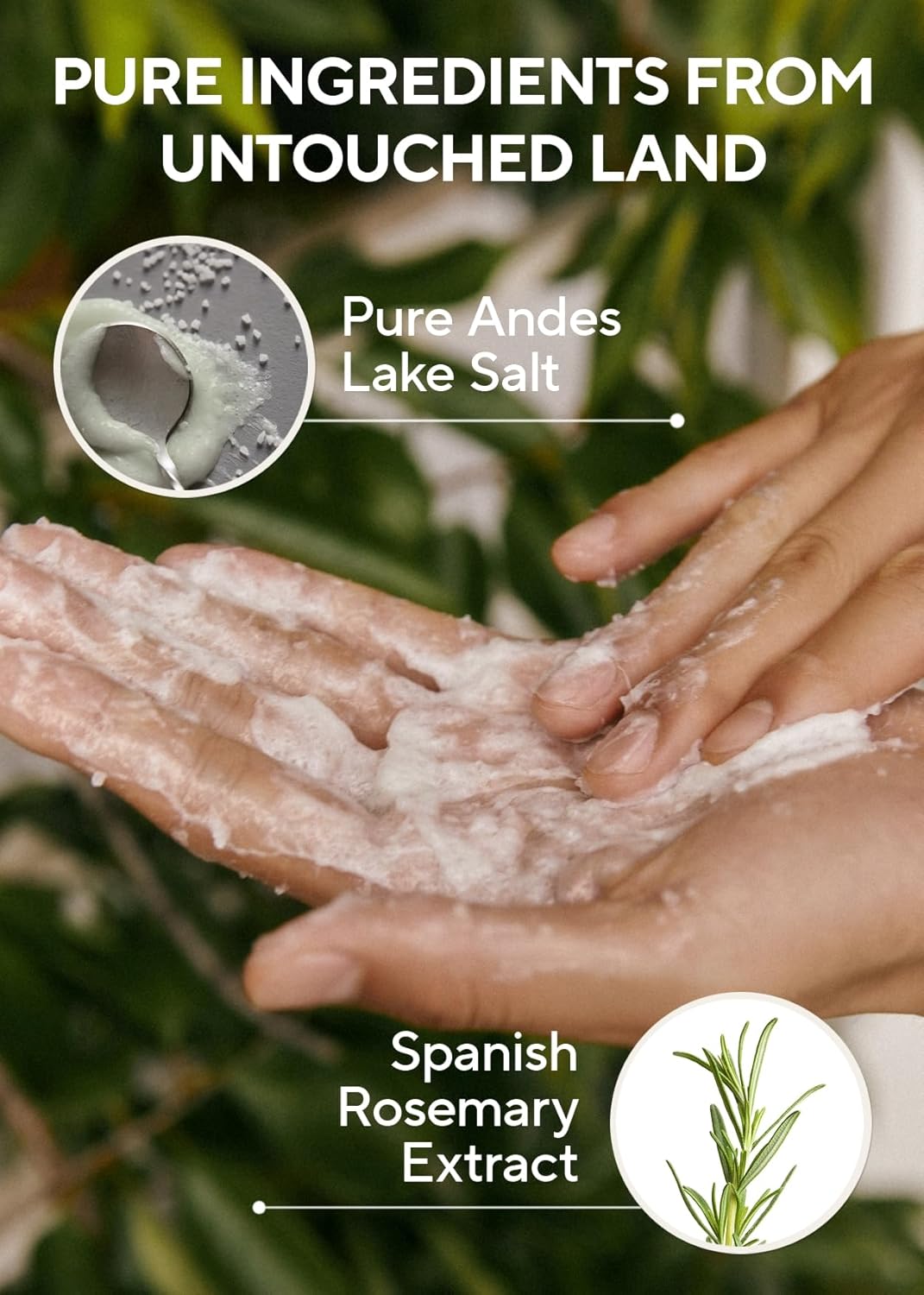 Rosemary Salt Scrub Shampoo