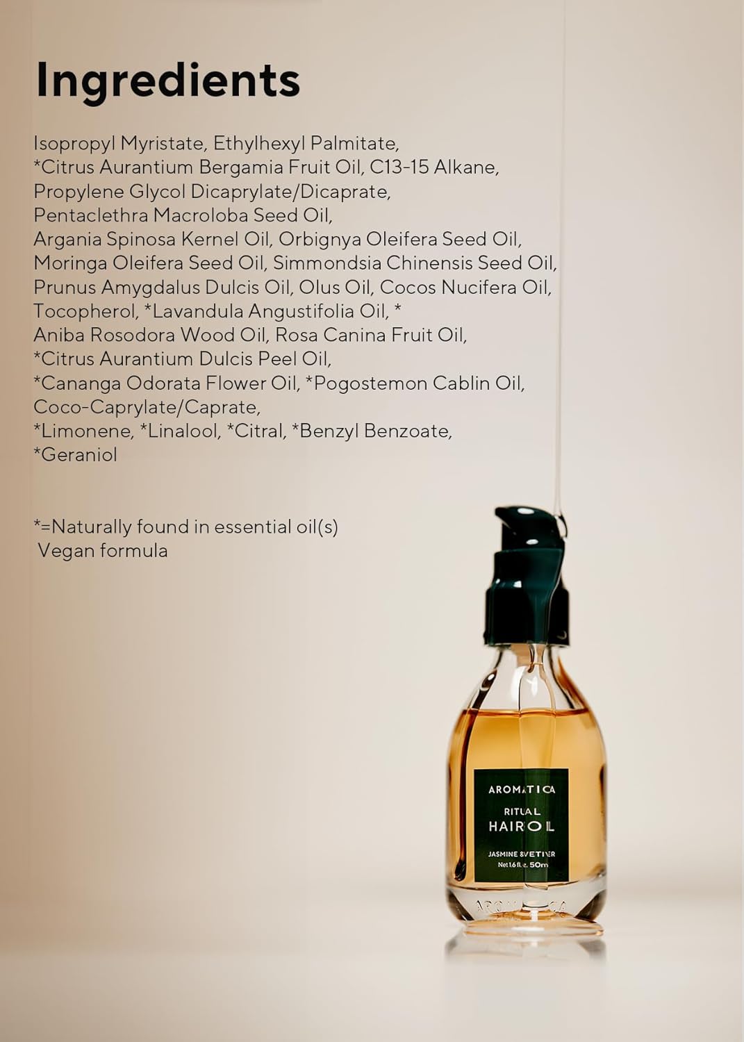 Ritual Hair Oil Jasmine & Vetiver