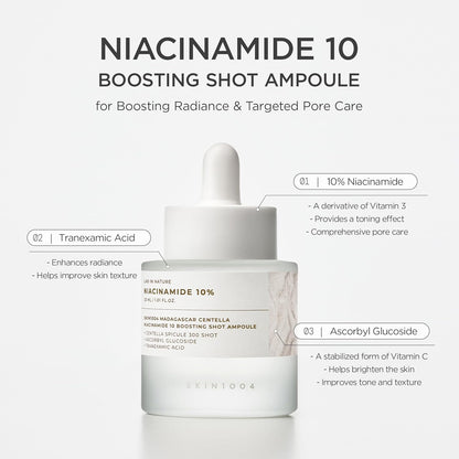Madagascar Centella Niacinamide 10 Boosting Shot Ampoule