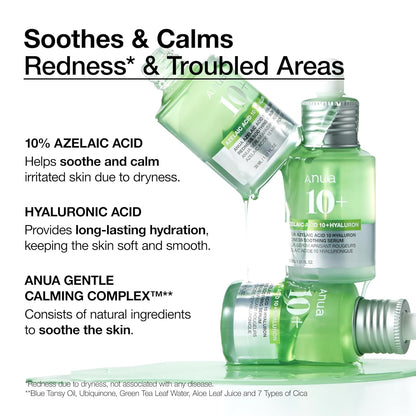 Azelaic Acid 10 Hyaluron Redness Soothing Serum
