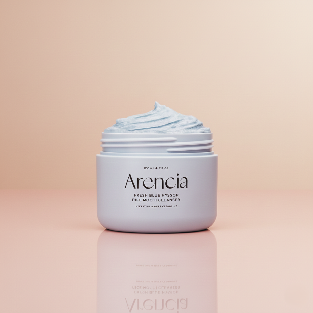 Fresh Blue Hyssop Rice Mochi Cleanser