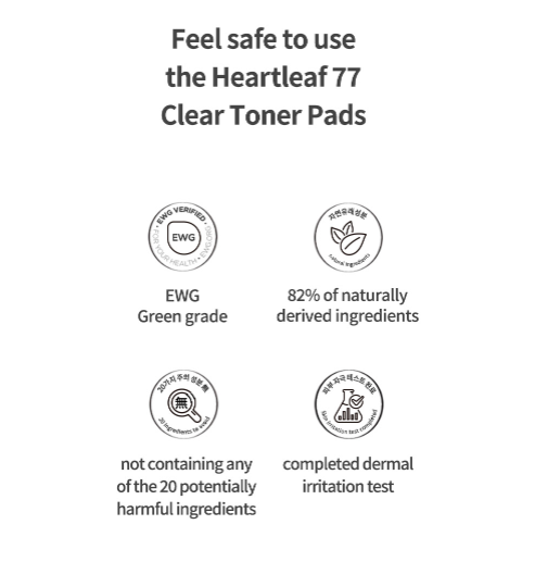 Heartleaf 77% Toner Pad