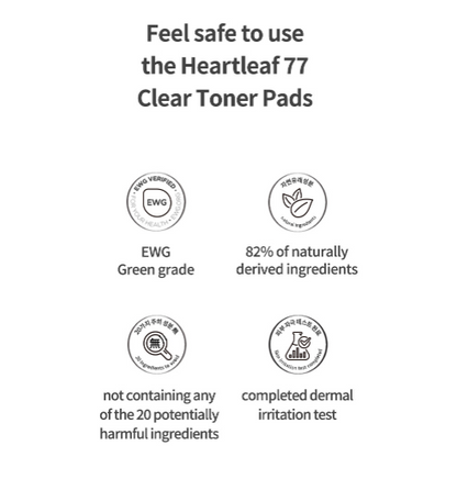 Heartleaf 77% Toner Pad