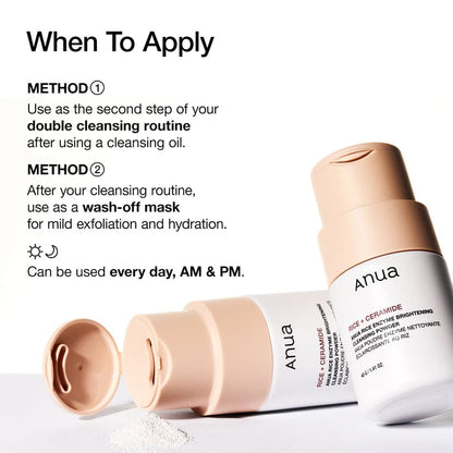 Rice Enzyme Brightening Cleansing Powder