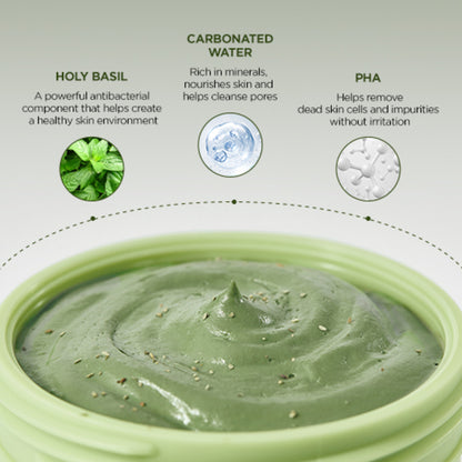 Hoy Basil Bubble Deep Mask